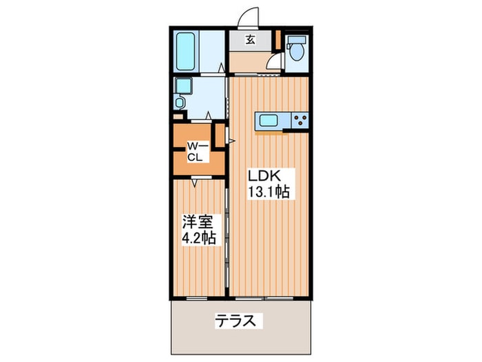 アンジェリック寝屋川の物件間取画像