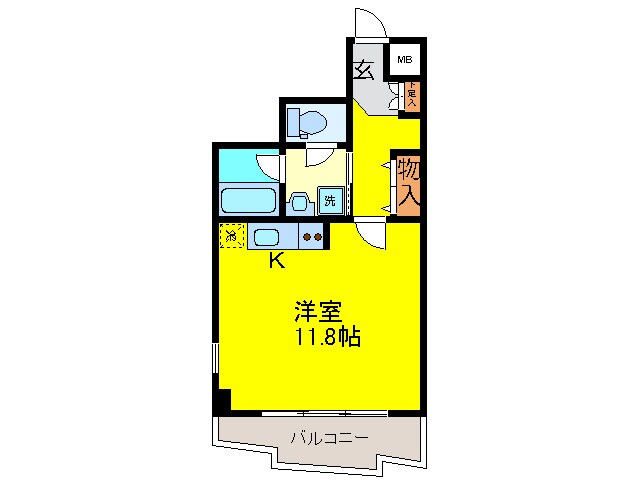 協同レジデンス摂津富田の物件間取画像