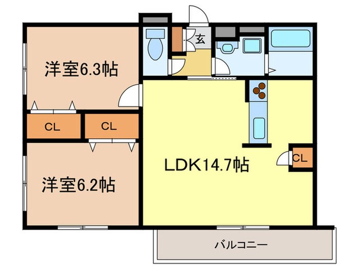 ＭＴ・スクエアの物件間取画像