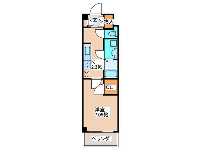 グランツあびこの物件間取画像