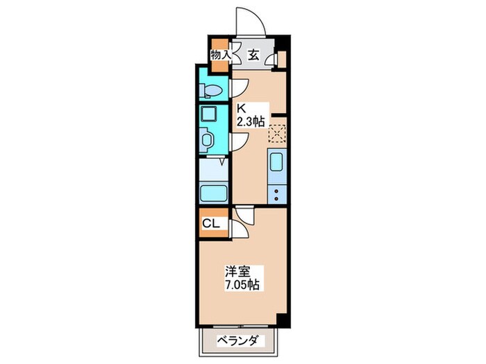 グランツあびこの物件間取画像