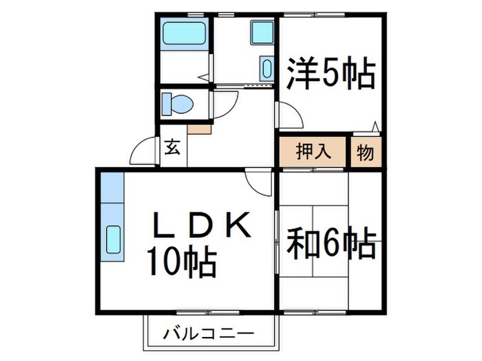 コニ－行幸の物件間取画像