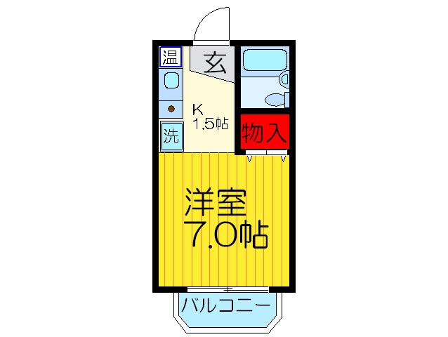 ヴィラ２１の物件間取画像