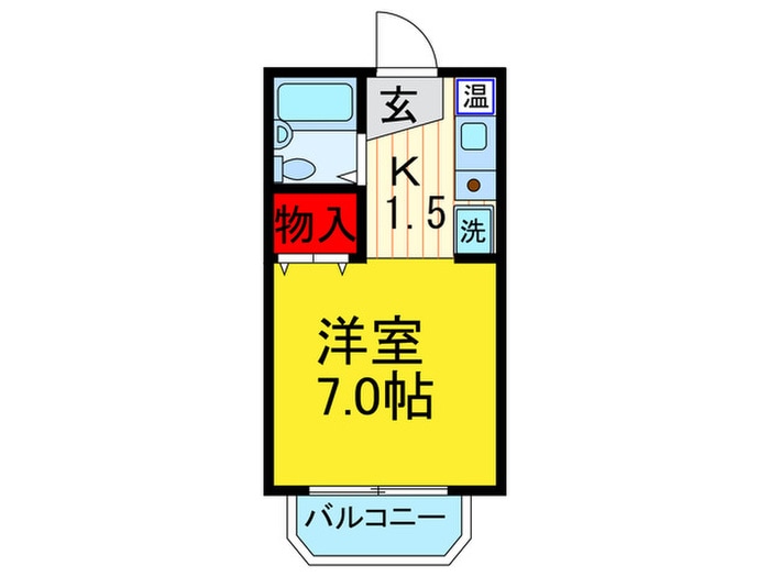 ヴィラ２１の物件間取画像