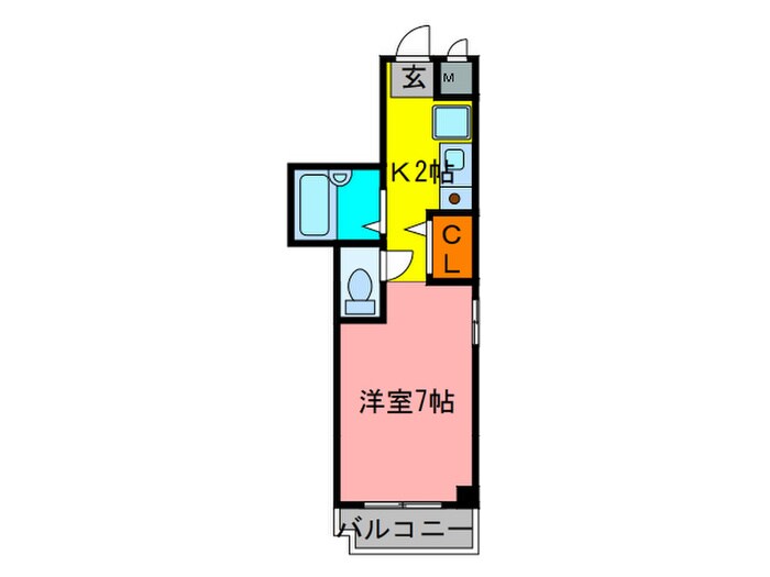 ディアコート川西弐番館の物件間取画像