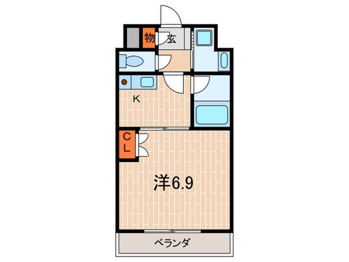 コンセ－ル上ヶ原の物件間取画像