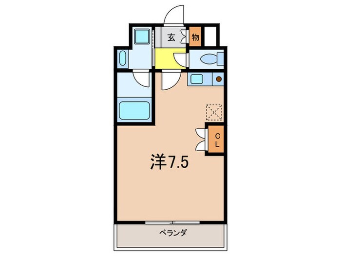 コンセ－ル上ヶ原の物件間取画像