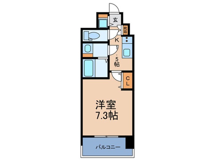 スプランディッド天王寺Ⅲの物件間取画像