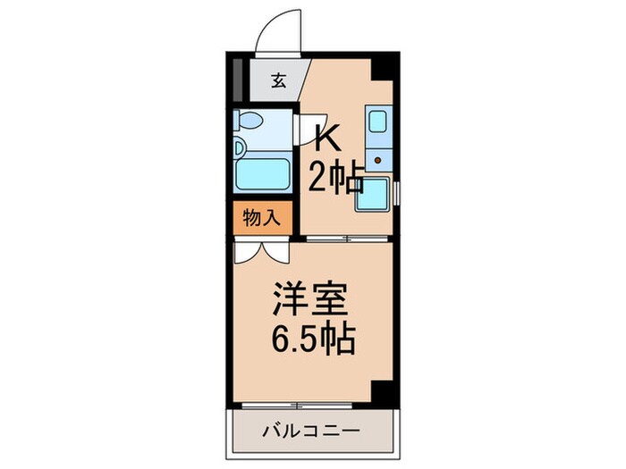 ポプリ六甲の物件間取画像