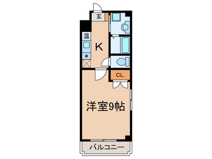 パークハイム中道の物件間取画像