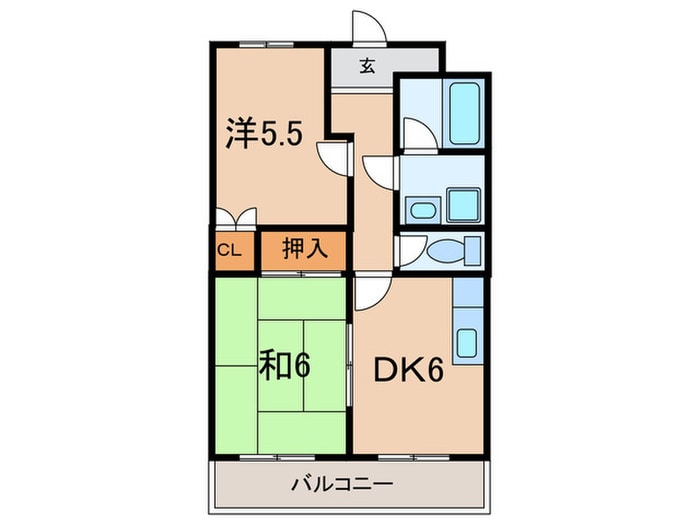 第３２９川辺ビルの物件間取画像