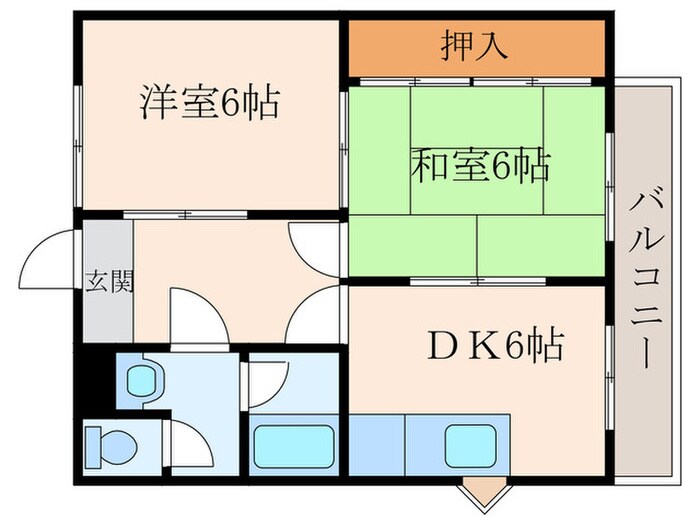 メゾンリブレーンの物件間取画像