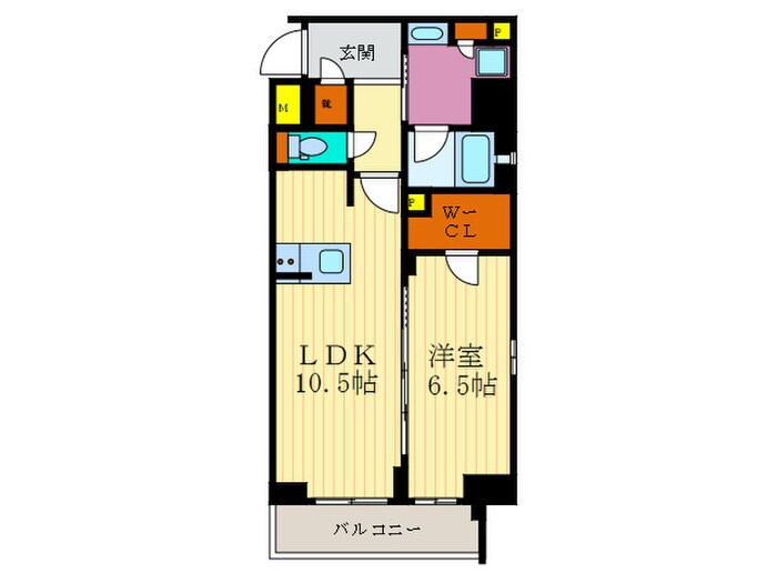ベラジオ雅び京都西院（404）の物件間取画像
