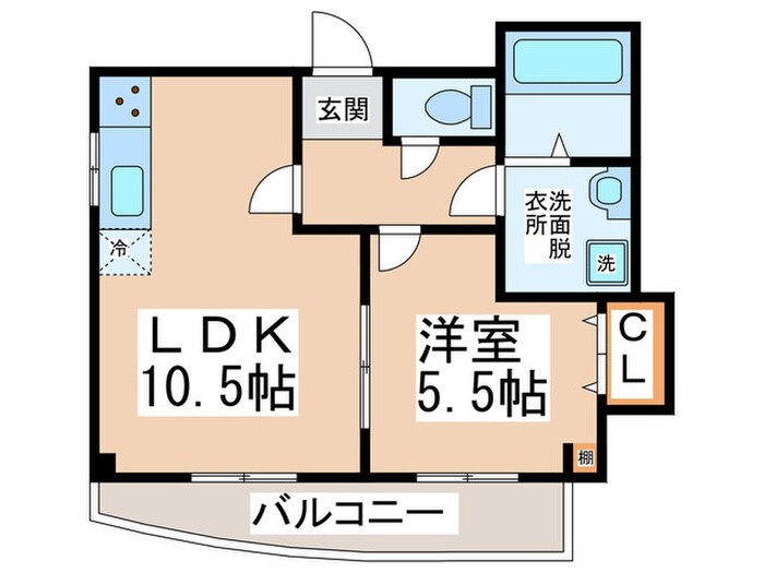 ＡＩＢ綾園の物件間取画像