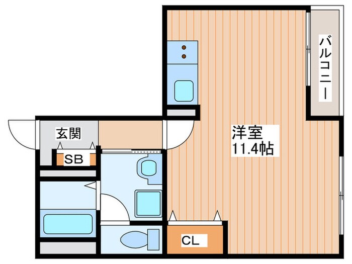 メゾンアイビスの物件間取画像