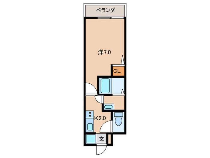 仮）AⅡ南武庫之荘の物件間取画像