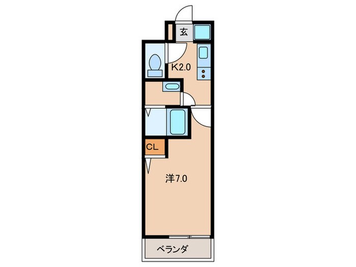 仮）AⅡ南武庫之荘の物件間取画像