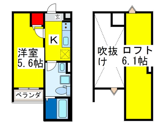 ASSO二条通の物件間取画像