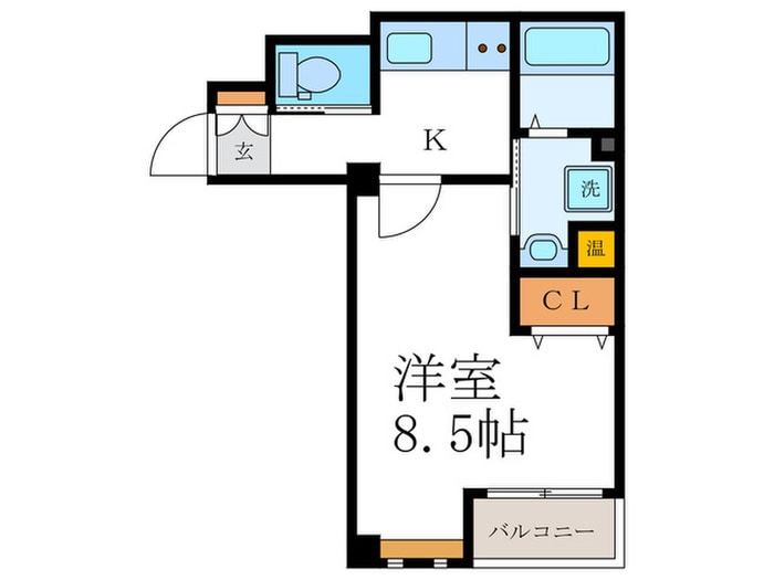 ヴィ－タ京都西院の物件間取画像