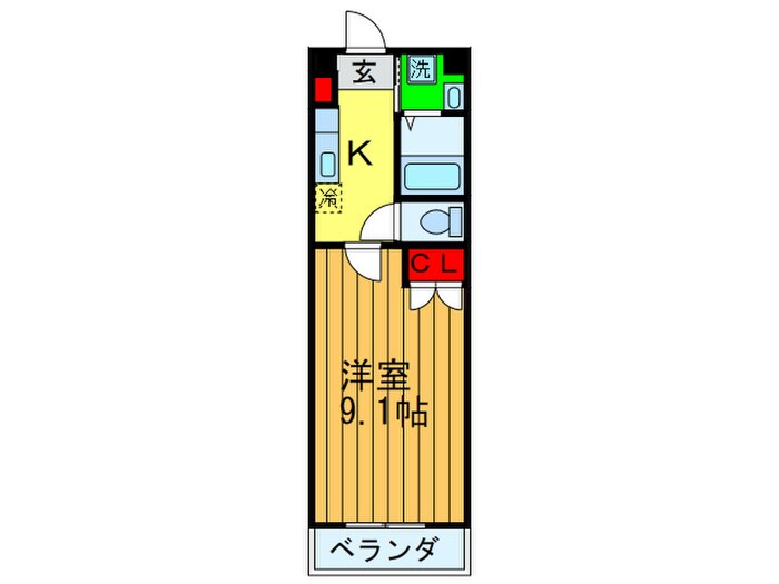 マンション南今堀の物件間取画像