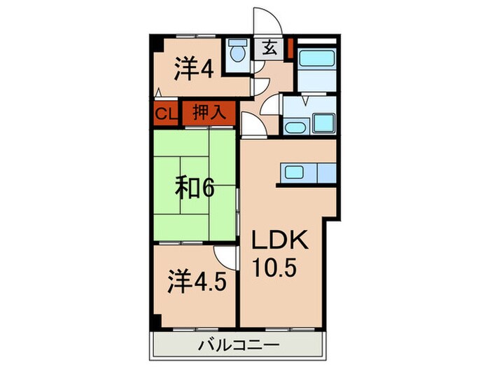 物件間取画像