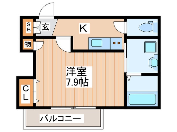 KURUMINO（胡桃埜）の物件間取画像