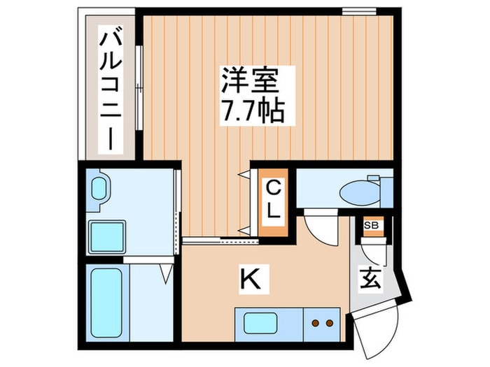 KURUMINO（胡桃埜）の物件間取画像