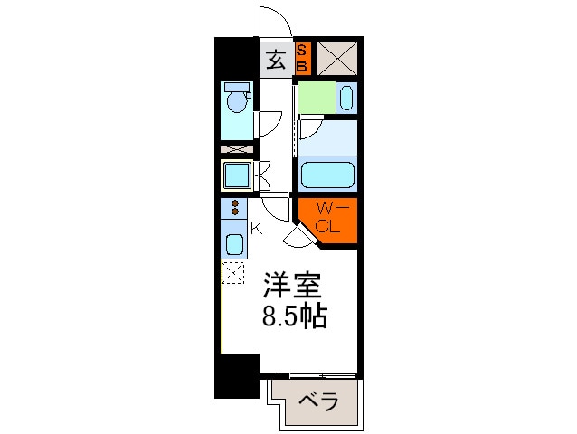 パークキューブ北浜の物件間取画像