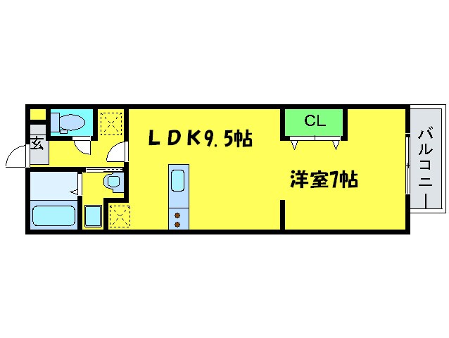 グリフィンド－ルの物件間取画像