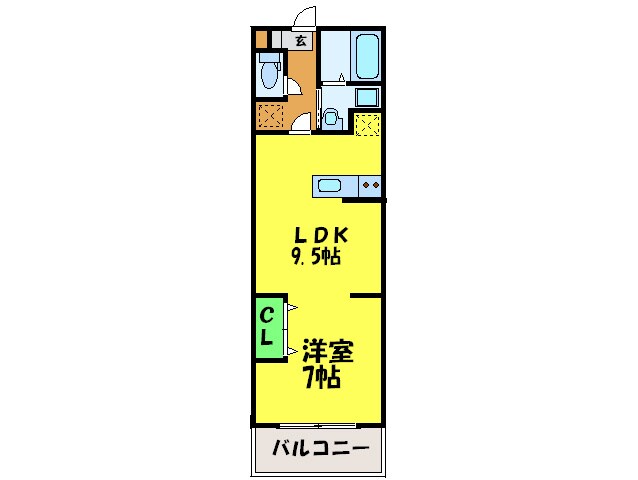 グリフィンド－ルの物件間取画像