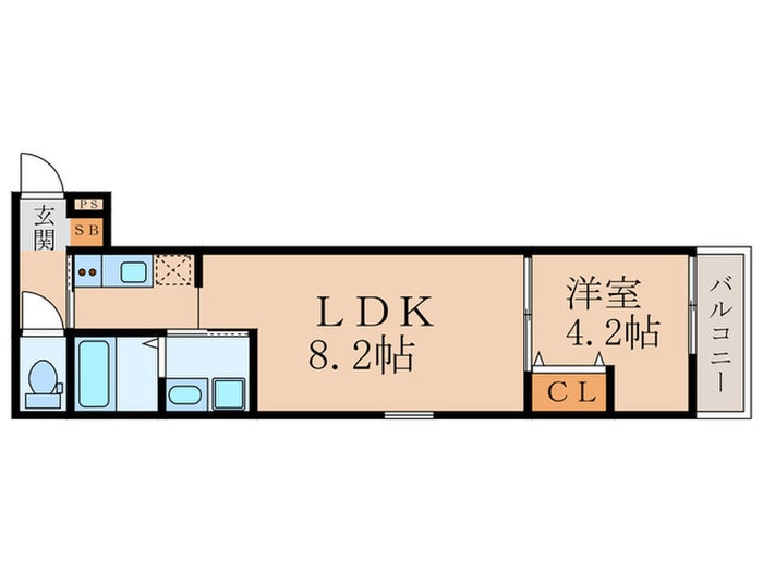 セリリアコンフォート伏見の物件間取画像