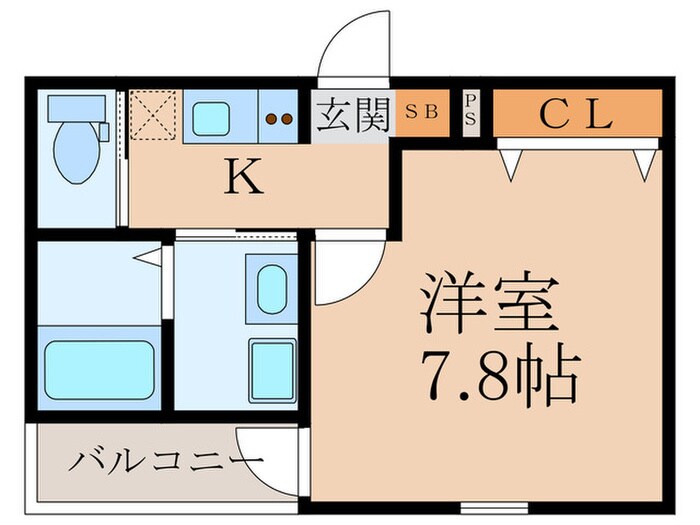 セリリアコンフォート伏見の物件間取画像