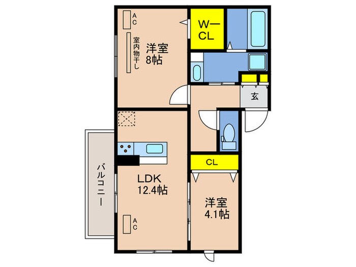 Ｅｕｐｈｏｒｉａ籠池通の物件間取画像