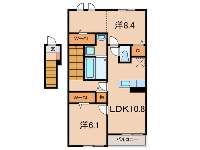 ブリランテの物件間取画像