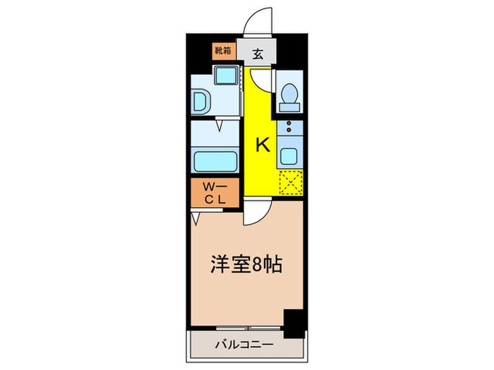 レユシール塚本の物件間取画像