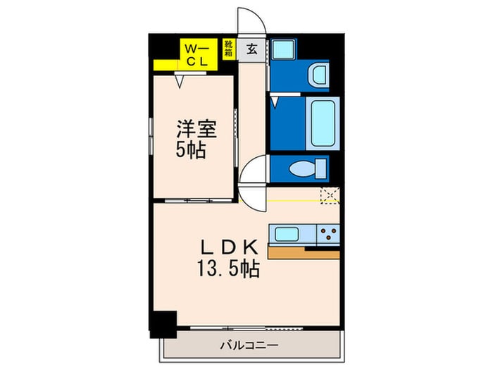 レユシール塚本の物件間取画像