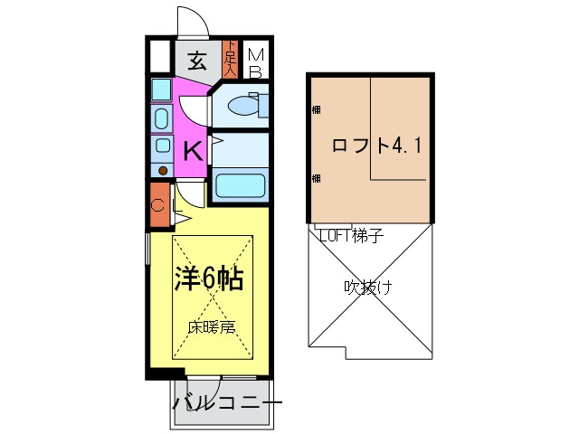 ｴｽﾃﾑｺｰﾄ三宮駅前ﾗ･ﾄﾞｩｰ(910)の物件間取画像