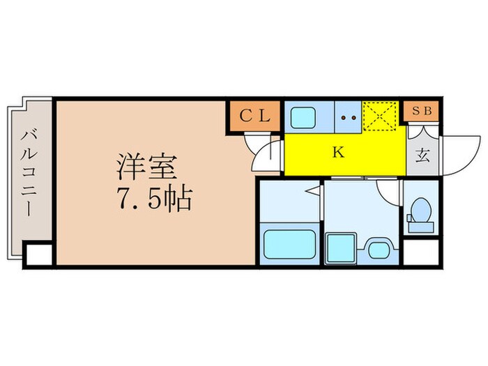 Luxe東三国+の物件間取画像