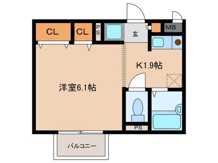 ﾊﾟｾｵﾐﾌﾈの物件間取画像