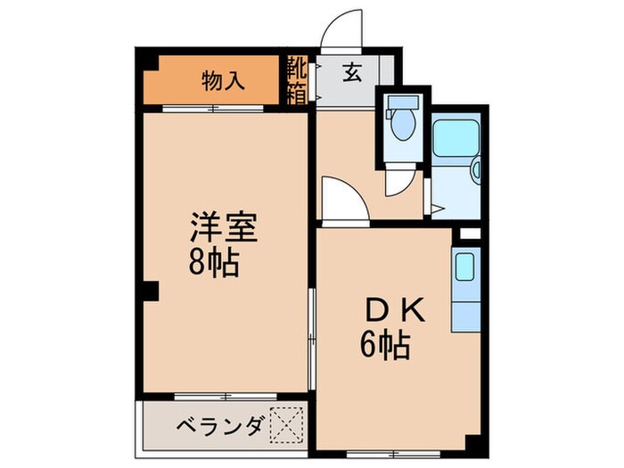 パラシーオＪの物件間取画像