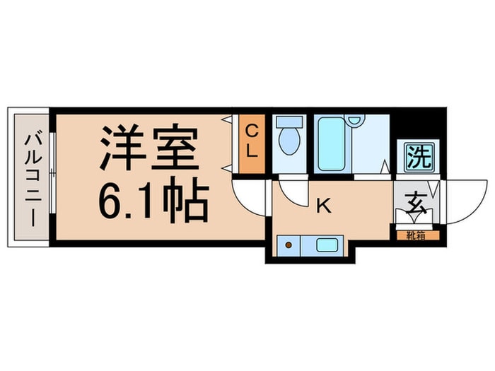 モントワ烏丸御池の物件間取画像