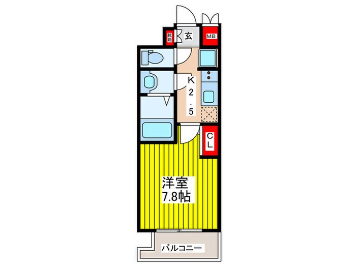 ﾌﾟﾚｻﾝｽNEO大和田STATIONﾍﾞｾﾞﾙの物件間取画像