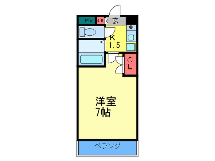 インターナショナル上汐の物件間取画像