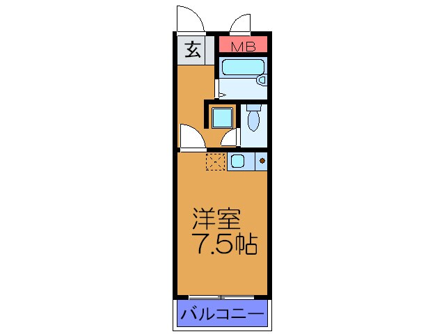 松下ビルの物件間取画像