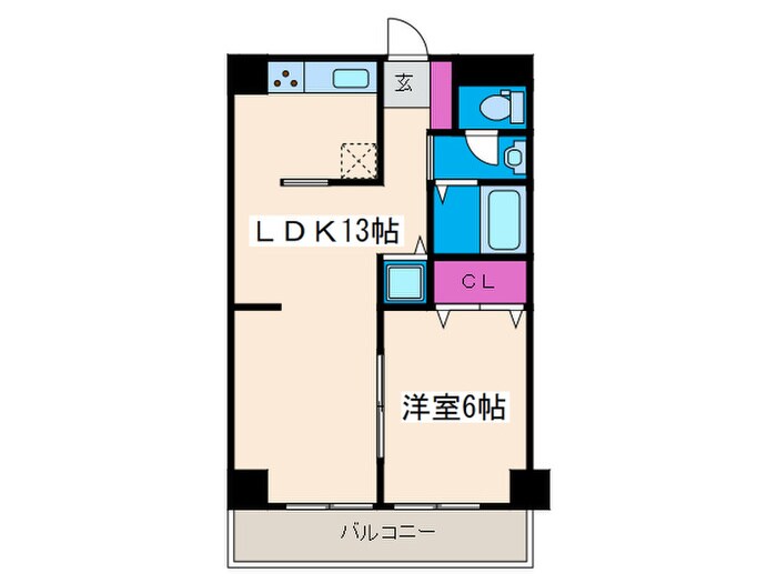 柴原グランドハイツの物件間取画像