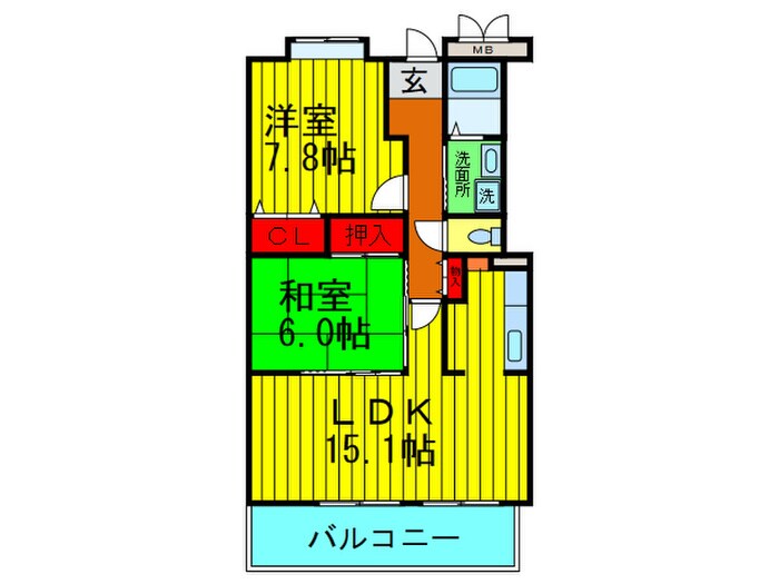物件間取画像