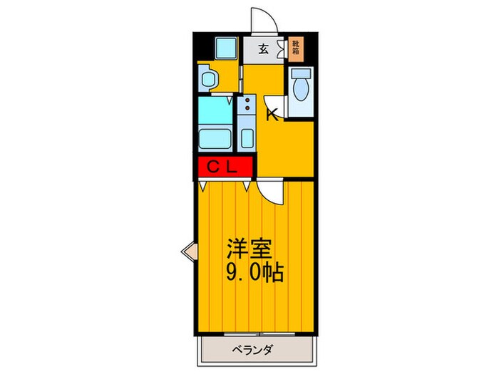 メルベーユの物件間取画像