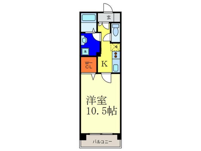 ＴＭＫ江坂の物件間取画像