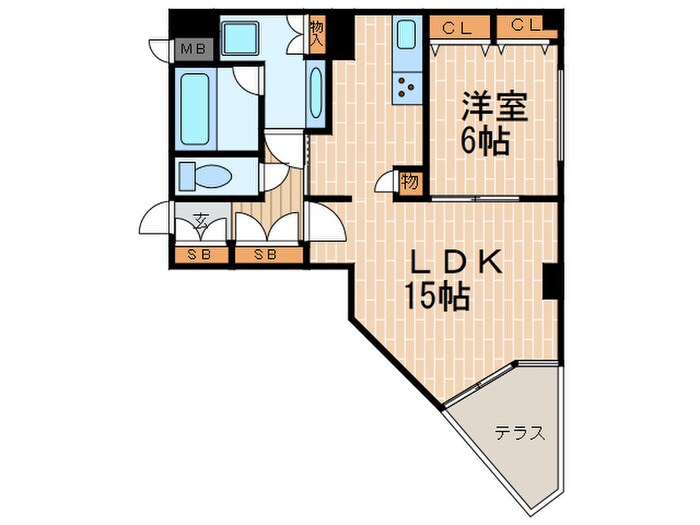 甲子園口ガーデンホームズの物件間取画像