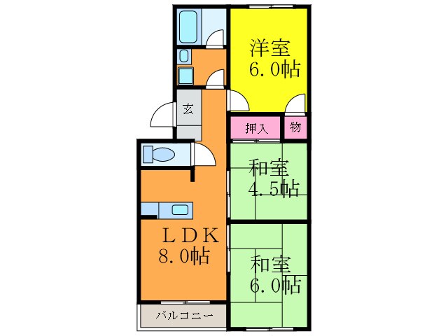 メゾン池上の物件間取画像